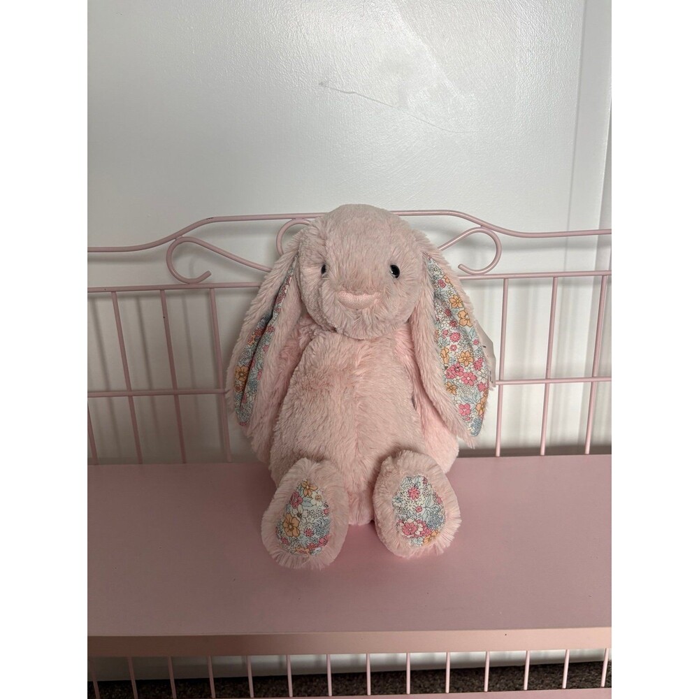 Jellycat blossom blush bunny NWT